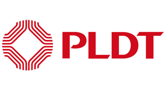 Logo of PLDT, valuable partner of Computaris.